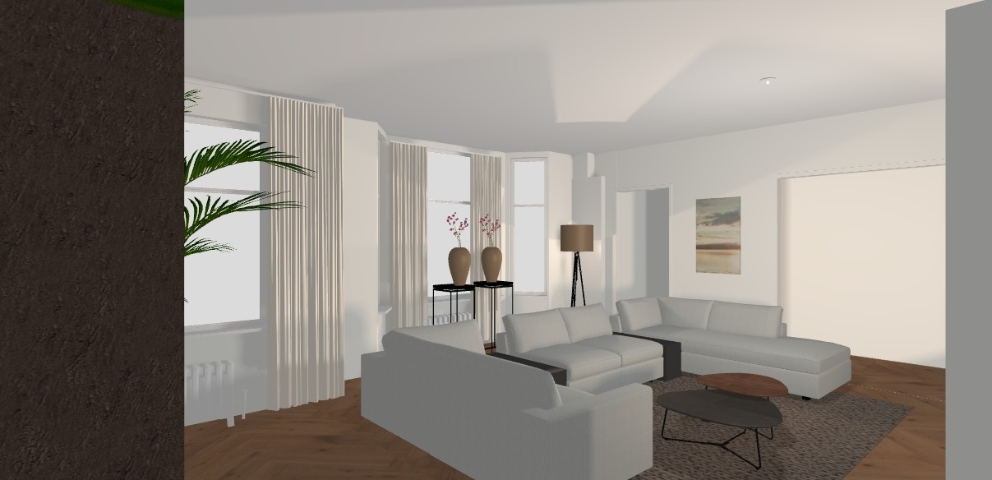 Een gezellige en warme leefhoek