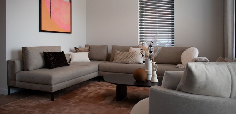 Een nieuw huis met een warme uitstraling