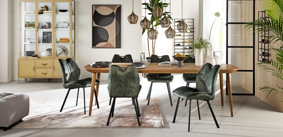 Hoeveel stoelen passen er om mijn tafel?