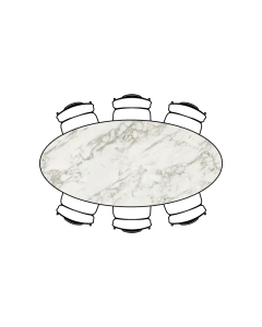 Bartafel Masura Ellips Wit