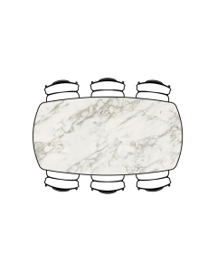 Eettafel Masura Ovaal Wit