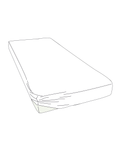 Hoeslaken Shizu Perkal Wit