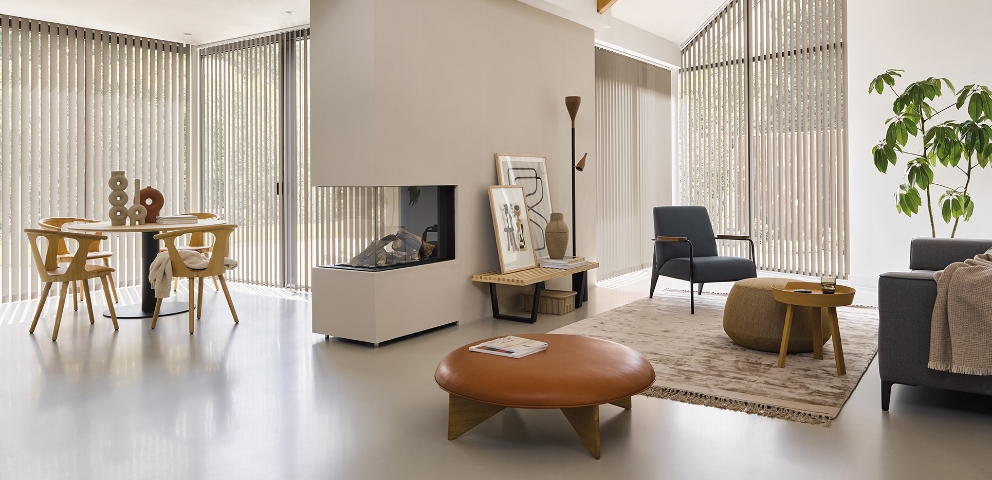 Raambekleding - Verticale jaloezieën